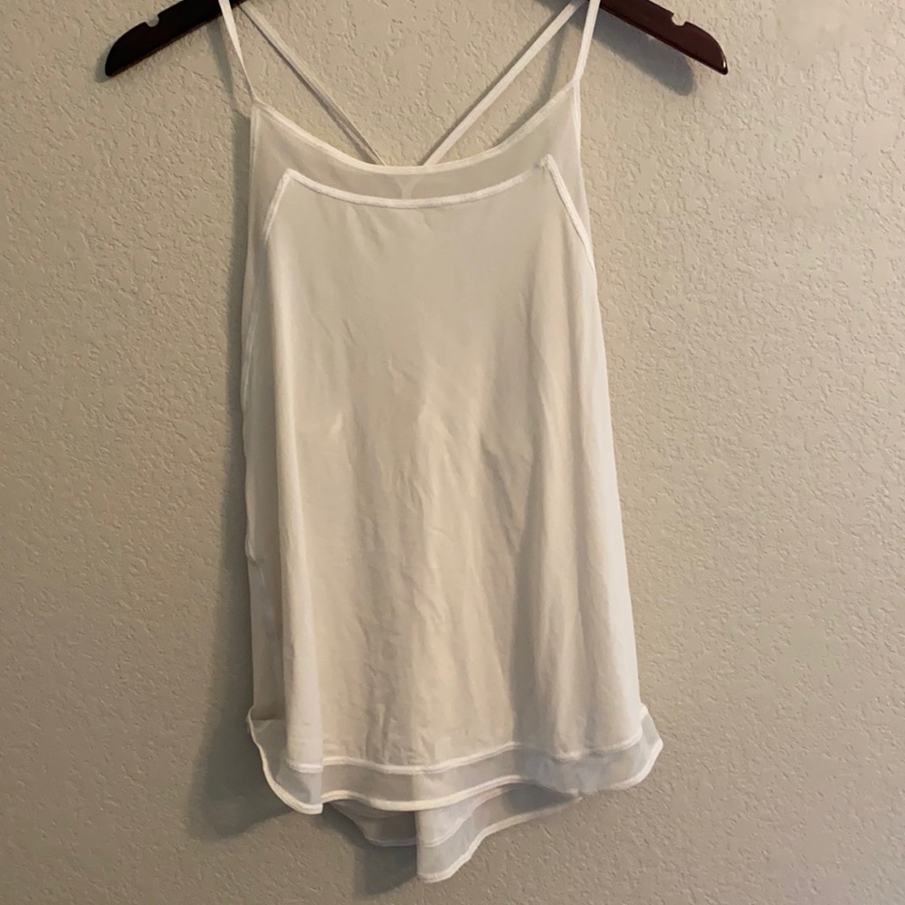 LuluLemon White workout tank